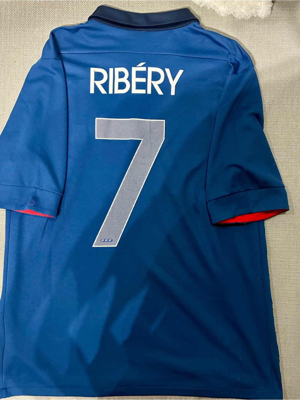 Nike Blue Ribéry #7 Men's Soccer Jersey France 2011 kit men’s Large